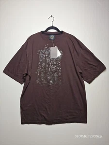 Mecca Apparel T-Shirt Mens 2XL Brown Cotton Mythological Graphic Print Crew Neck - Picture 1 of 15