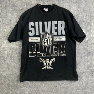 Camisa de hombre Las Vegas Raiders Shaka Wear XL R4L Team SuperMax pesada doble cara - Imagen 1 de 7