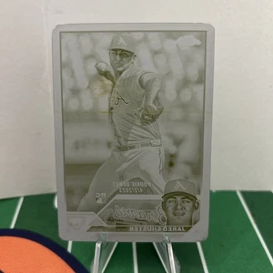 2025 Topps Jared Shuster Yellow Printing Plate 1/1 Yellow Atlanta Braves - Picture 1 of 2