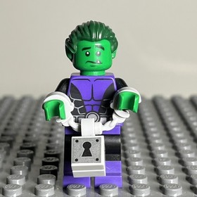 Lego Beast Boy Minifigure sh0198 76035 Jokerland DC Super Heroes Batman 1i