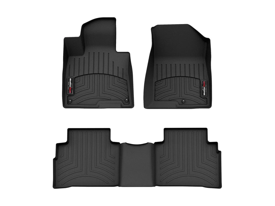 WeatherTech FloorLiner for 2023-2026 Kia Sportage - 1st & 2nd Row, Black - Image 1 of 4