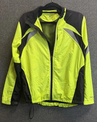 Brooks Nightlife Jacket Small Neon Shelter Reflective Running Windbreaker 2D2 - Image 1 of 4