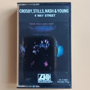 Music Cassette - Crosby Stills Nash & Young ~ 4 Way Street ~ 1971 Atlantic VG - Picture 1 of 7
