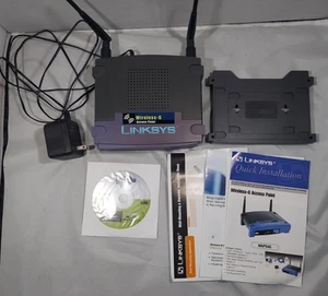 Linksys WAP54G ver2.05 2.4GHz Wireless-G Router W/Instructions & CD - Picture 1 of 9