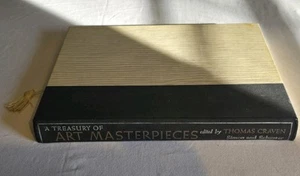 A Treasury of Art Masterpieces Renaissance Thomas Craven Illustrated Book 1958  - Imagen 1 de 24
