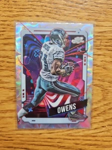 2024 Topps cromo cósmico - refractor de núcleo Terrell Owens #81 - Imagen 1 de 2