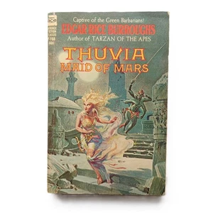 Thuvia Maid of Mars Edgar Rice Burroughs Barsoom 1963 ACE-Books F-168 - Picture 1 of 8