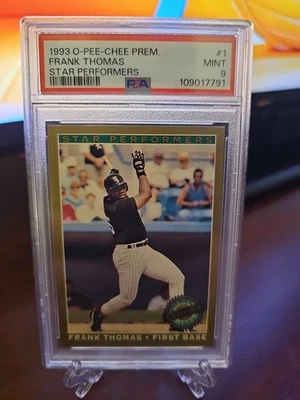 1993 O-Pee-Chee Premier - Star Performers Frank Thomas #1 - Image 1 of 2