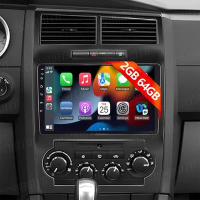 Para Dodge Charger Magnum 2005-2007 Android 15 Carplay Coche Estéreo Radio GPS Navegación Foto 1 de 4