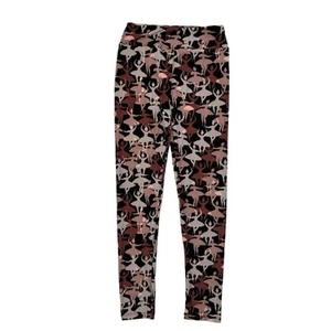 LULAROE Ballerina Leggings Size Large XL Kids Pink Tan Brown Soft Full Length - Picture 1 of 5