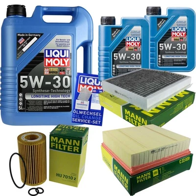 INSPEKTIONSKIT FILTER LIQUI MOLY ÖL 7L 5W-30 für Mercedes-Benz B-Klasse W246 - Bild 1 von 4