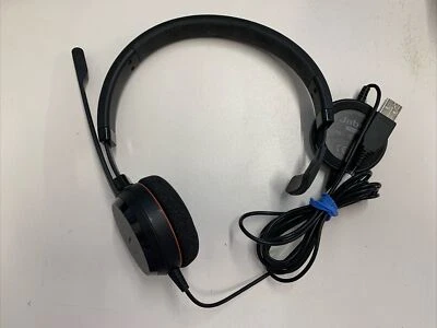 Jabra Evolve 20 Black On-Ear Headband Headset Single Earpieces - Image 1 of 4