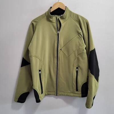 Obermeyer Mens Olive Green Fleece Lined Full Zip Jacket Size Medium - Image 1 of 4