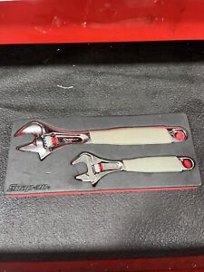 Snap On 2 adjustable wrench set