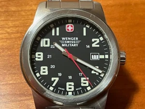Wenger Swiss Army 7290XZ 41mm Field Watch Bracelet+NATO Strap Swiss Quartz Watch - Picture 1 of 15