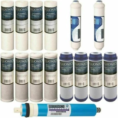 15 RO Replacement Water Filters Reverse Osmosis Cartridges w/ 100 GPD Membrane - Image 1 of 4