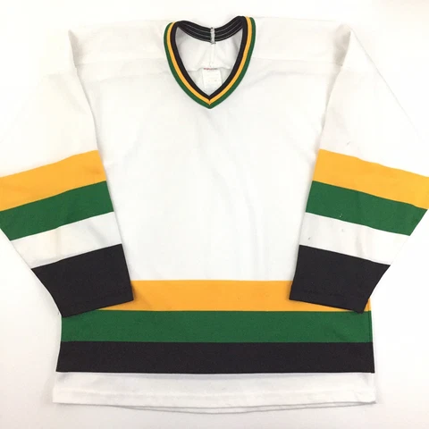 Vtg Minnesota North Stars Mens CCM Hockey Jersey Blank Logo Made USA NHL Size L Cover