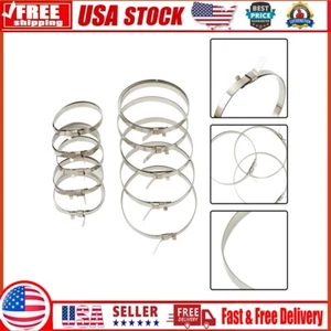 Universal CV & Tie Rod Boot Clamp 10x7mm,19x10mm Stainless Steel Crimp Clamps,US - Bild 1 von 17