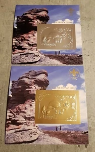 BLOQUE DE MARIPOSAS Y TORTUGAS Y PERROS DE MONGOLIA PLATA Y ESPÉCIMEN ORO IMPERF SIN MONTAR O NUNCA MONTADA - Imagen 1 de 1
