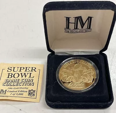 Highland Mint SUPERBOWL SUPER BOWL OFFICIAL GAME COIN XXXVIII - Image 1 of 3