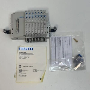 FESTO VTUG-10-MRCR Valve Terminal VUVG-B10-T32C-AZT-F-1T1L - New - - Picture 1 of 6