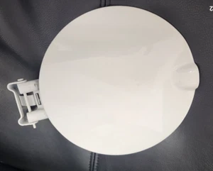 Genuine OE Ford Mustang White Gas Cap Fuel Door Cover 2005-2009 - Picture 1 of 5