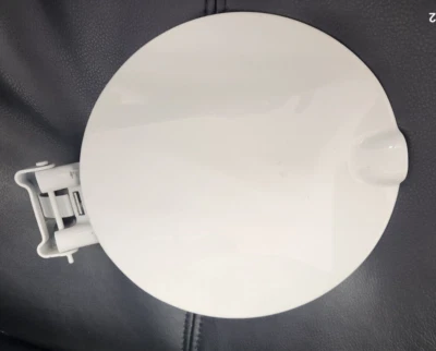 Original OE Ford Mustang Blanco Tapa Gas Combustible Puerta Cubierta 2005-2009 Foto 1 de 4