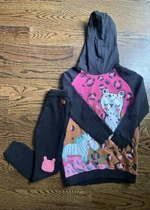 Souris mini set of 2 hoodie and pants girls Sz. 5 - Picture 1 of 10