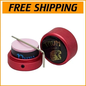 Portable Round Billiard Chalk Holder with Magnetic Closure - Perfect Gift - Picture 1 of 11