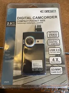 Curtis VR223 Digital Camcorder Compaq Pocket Size New Sealed - Picture 1 of 5