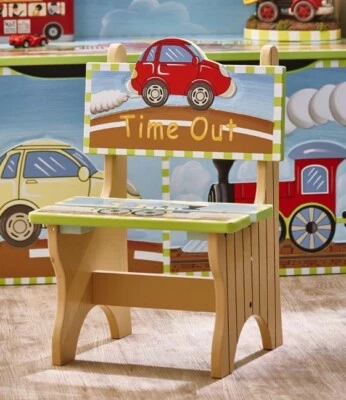 Cadeira Teamson Fantasy Fields Transportation Time Out descontinuada rara - Imagem 1 de 3