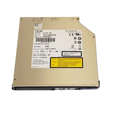 Dell Genuine DVD- ROM Drive 1977233W-DA DV-28S-W PJCW4 0PJCW4 - Image 1 of 3