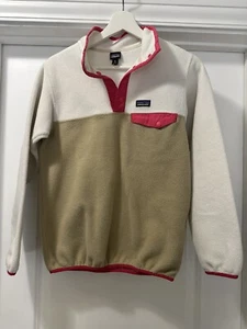Patagonia Sweater Girls XL Long Sleeve Pullover Casual 1/4 Snap Synchilla - Picture 1 of 4