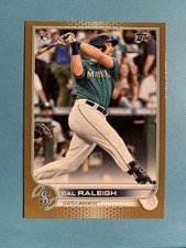 Cal Raleigh 2022 Topps #277 Gold RC Rookie Card #/2022 Seattle Mariners
