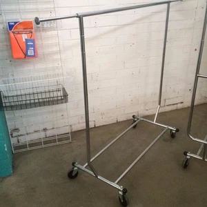 Single Collapsible Clothes Rack Brand New On Castors. Available Now!!!! - Picture 1 of 2