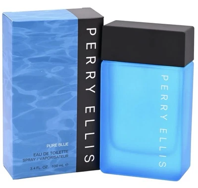 Pure Blue by Perry Ellis, 3,4 oz Eau De Toilette spray masculino - Imagem 1 de 2