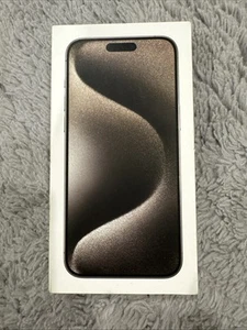 Apple iPhone 15 PRO MAX titane naturel **boite seule** occasion 256 Go année 2023 - Photo 1 sur 14