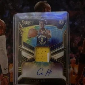 2018-19 Select AARON HOLIDAY Rookie Patch Autograph Tie-Dye Prizm /25 - Picture 1 of 2