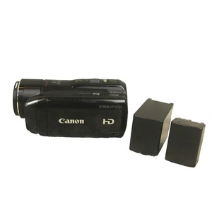 Canon Vixia HF M301 HD SD Card Camcorder With Two Batteries Untested For Part - Picture 1 of 15