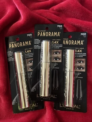 3x L’Oréal Paris Voluminous Panorama Mascara Volumizing & Lengthening #700/Black - Image 1 of 3