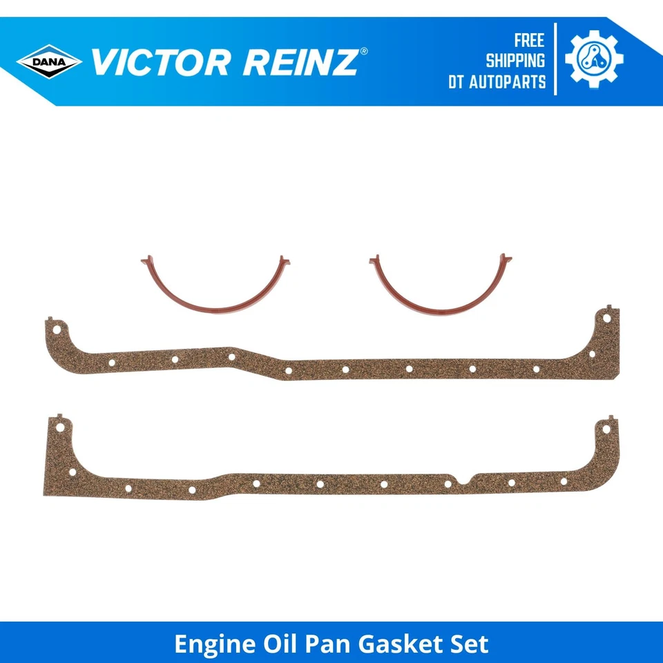 For 1962-1968 AC Shelby Cobra Engine Oil Pan Gasket Set Victor Reinz 1963 1964 - Изображение 1 из 1