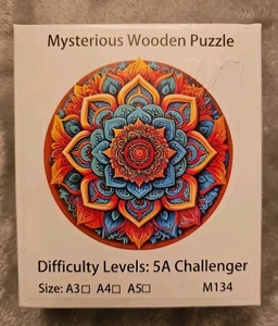 Adult Mysterious Wooden Puzzles A5 Difficulty - Beautiful Animal Shaped Pieces - Picture 1 of 3