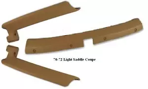 1968 - 1975 Corvette Pillar Post and Header Trim Molding Set Convertible C3 NEW - Picture 1 of 1