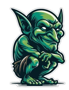 Goblin Ghoul Gargoyle Sticker A55 - Picture 1 of 1