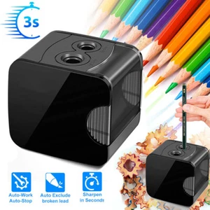 Elektrischer Anspitzer,Automatisch Bleistiftspitzer USB Kinder Pencil Sharpener - Bild 1 von 15