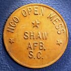 SCARCE South Carolina token - NCO Open Mess, $1, Shaw Air Force Base, S.C.