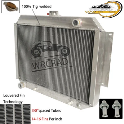 Radiador Fit 1966-1970 1969 68 Dodge Polara Monaco Plymouth Fury motor 7.2 440 Foto 1 de 4