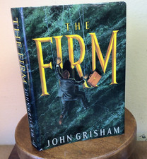 JOHN GRISHAM, The Firm, NY1991, VG+ FIRST EDITION, as stated, second authors boo