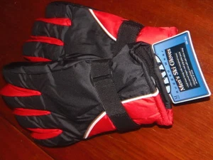 NEU RW " HERREN " SKIHANDSCHUHE. WASSERABWEISEND. GR-MEDIUM--ROT/SCHWARZ (APO-209) - Bild 1 von 4