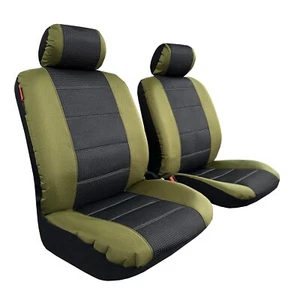 Seat Covers For Hyundai i30 GD PD 2012-2019 Front Canvas Jacquard GREEN ELEGANT - Picture 1 of 5